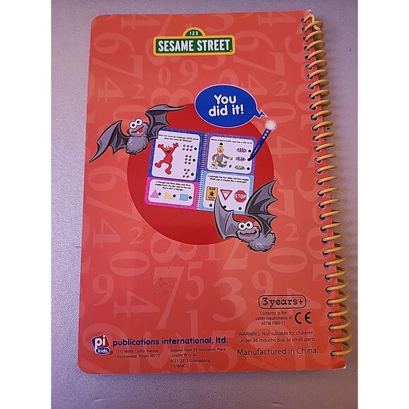 Quiz It Pen & Book : PlaySchool Book Sesame Street Numbers And Shapes The Count - Picture 2 of 12